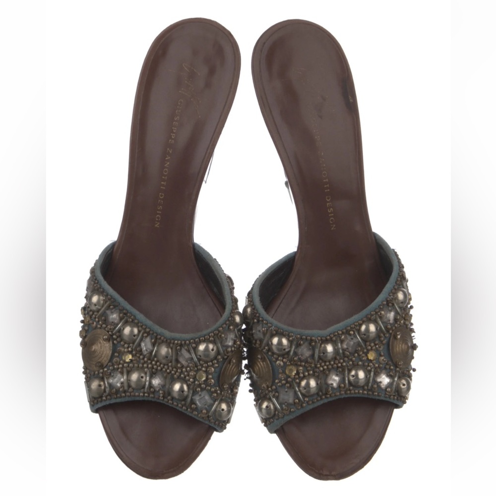 Vintage Giuseppe Zanotti suede wedges